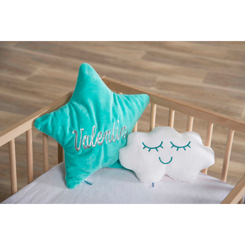 Coussin Personnalise Pour Bebe Etoile Nuage Coussin Personnalise Pour Bebe Etoile Nuage
