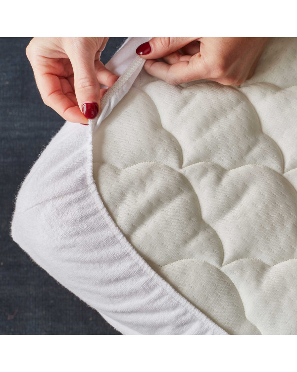 Protège matelas bébé éponge coton imperméable