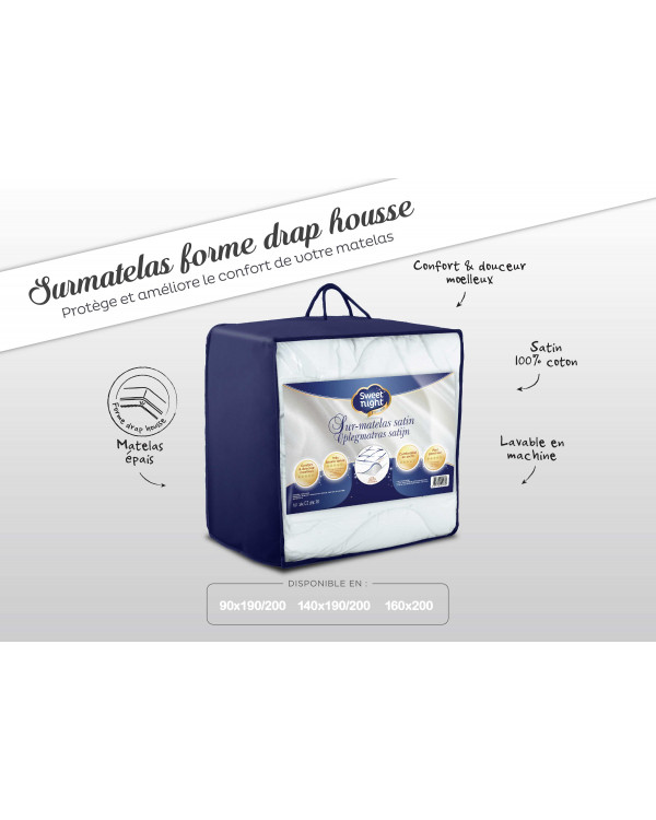 Surmatelas 90x190/200