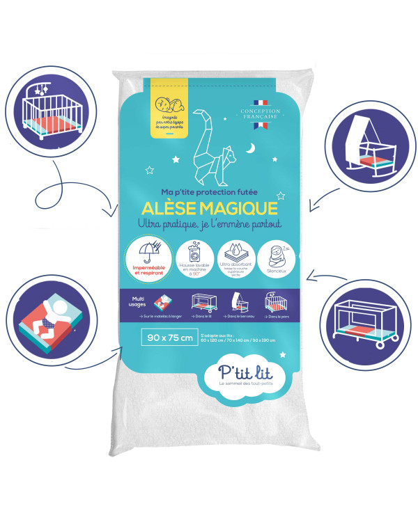 Protège matelas bébé et Alèse lit bébé - Babysom