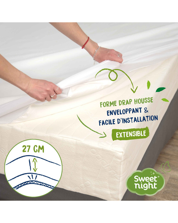 Protège matelas anti-acariens naturel