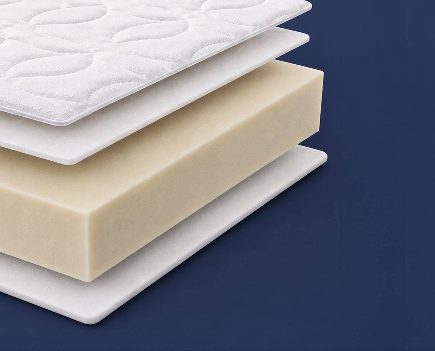 Vue éclatée des couches du matelas Climatisé