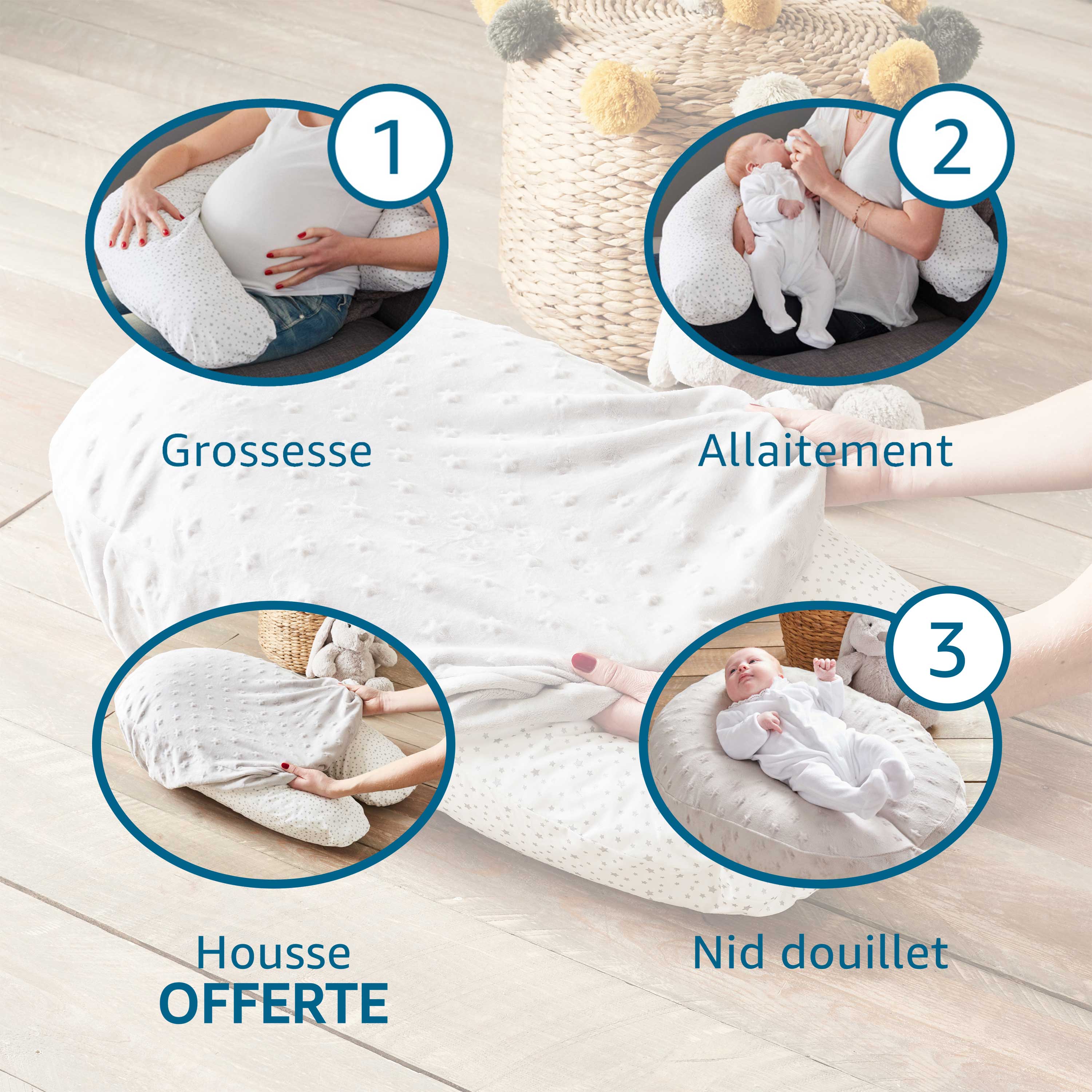 Top 3 des coussins d'allaitement confortables et pratiques